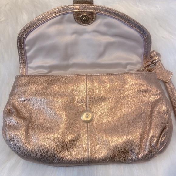 Coach Cooper Bronze Ali Large Clutch - Picture 8 of 11